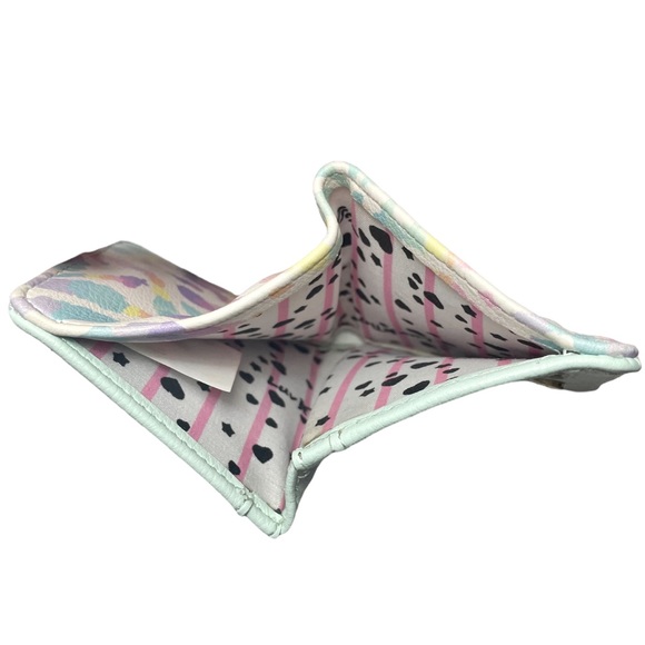 Luv Betsey Leopard Rainbow Pastel Print Small Wallet for Girls - Picture 6 of 6